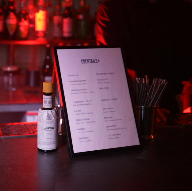 Cocktail catering menu hos cocktailsplus.dk